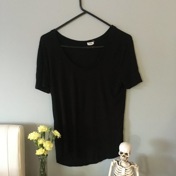 Loose Fit Scoop Tee - Picture 1 of 2